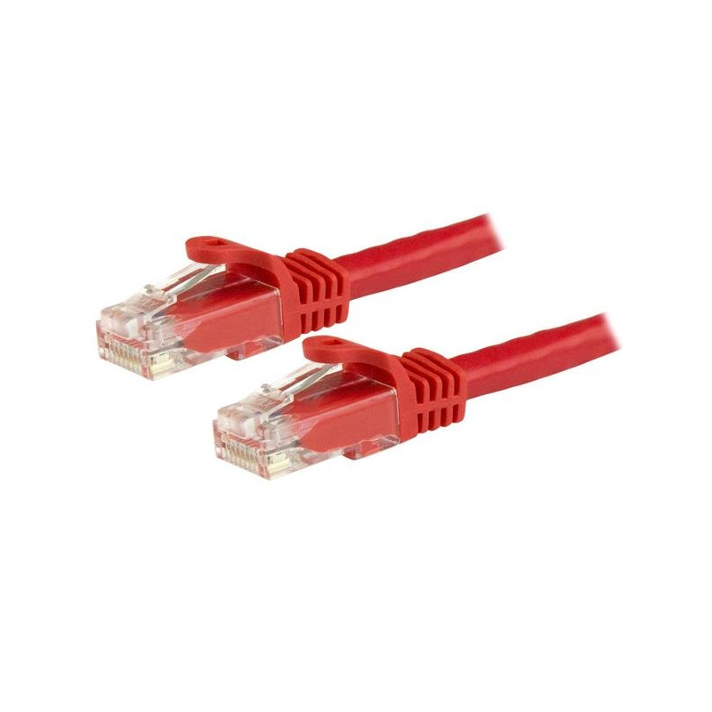 StarTech.com N6PATC3MRD networking cable Red 118.1" (3 m) Cat6 U/UTP (UTP)
