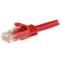 StarTech.com N6PATC3MRD networking cable Red 118.1" (3 m) Cat6 U/UTP (UTP)