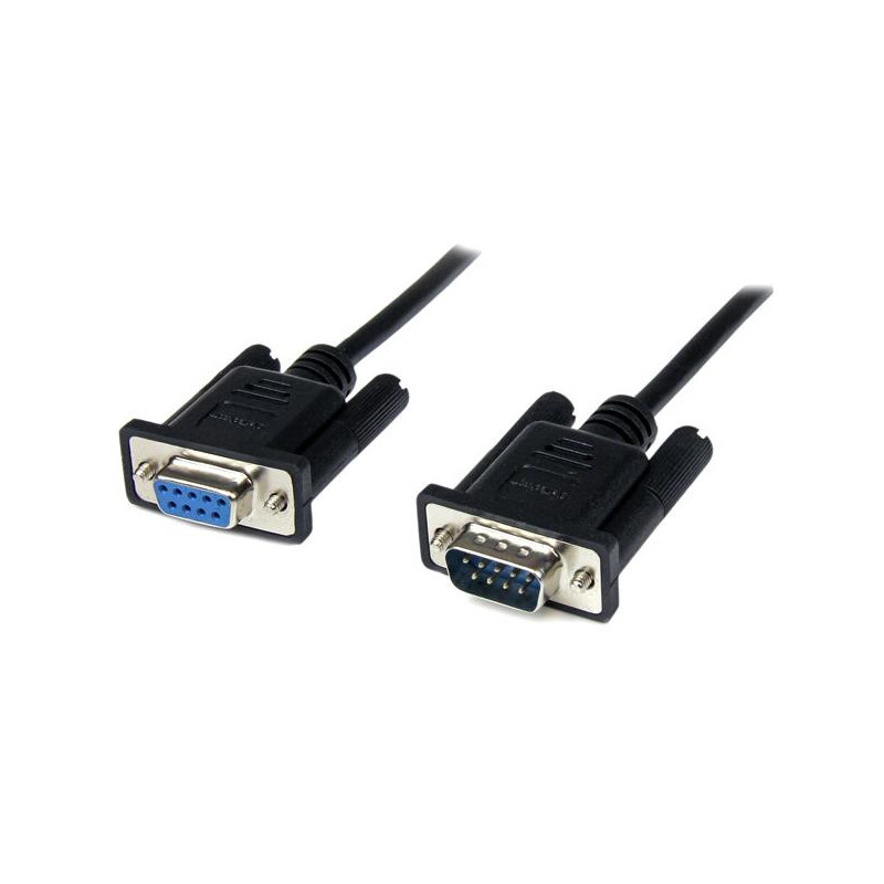 StarTech.com SCNM9FM1MBK serial cable Black 39.4" (1 m) DB-9