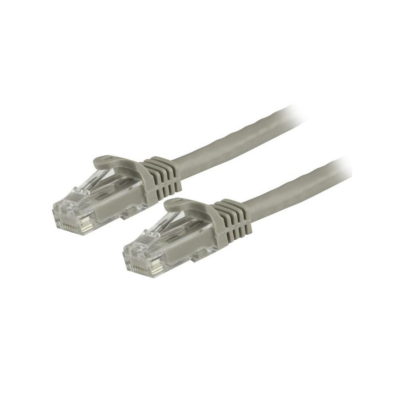 StarTech.com Cordon de raccordement UTP CAT6 - 1,5 m - Sans crochet - Câble patch RJ45 - Gris