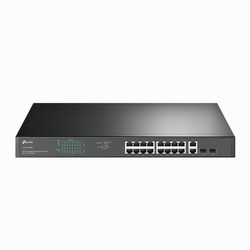 TP-Link TL-SG1218MP commutateur réseau Non-géré Gigabit Ethernet (10/100/1000) Connexion Ethernet, supportant l'alimentation