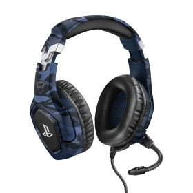 Trust GXT 488 Forze PS4 Casque Avec fil Arceau Jouer Noir, Bleu