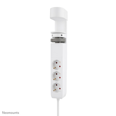 Neomounts DS22-840WH6 Multiprise de bureau avec pince et ports USB-C et USB-A - charge rapide