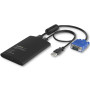 StarTech.com NOTECONS02 KVM switch Black