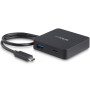 StarTech.com Adaptateur Multiport USB C - Mini Station d'Accueil USB-C Vidéo HDMI 4K - Gigabit Ethernet, Hub USB 3.0 (1x USB-A