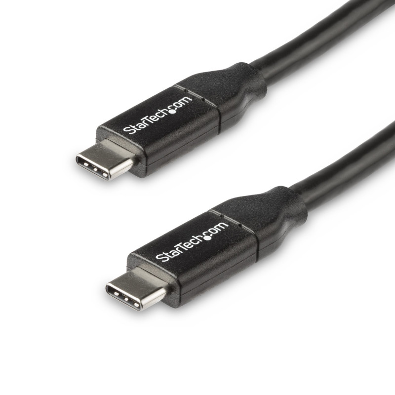 StarTech.com Câble de Charge Rapide USB-C de 50cm, Charge et Synchronisation, 100W (5A) PD, USB 2.0, Certifié USB-IF - Cordon