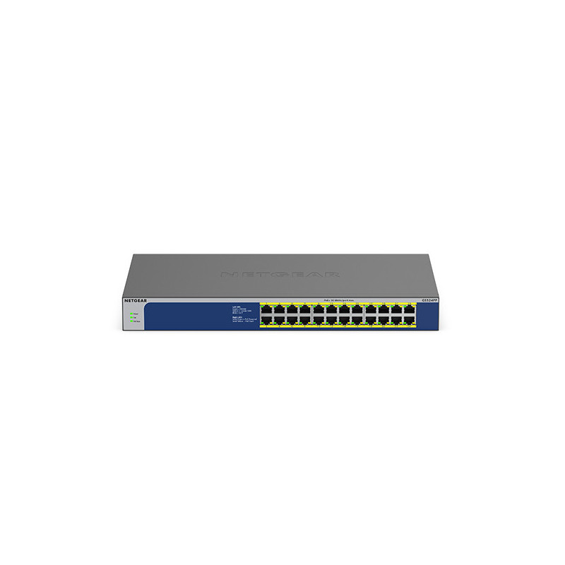 NETGEAR GS524PP Unmanaged Gigabit Ethernet (10/100/1000) Power over Ethernet (PoE) Gray