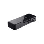 Trust NANGA lecteur de carte mémoire USB 3.2 Gen 1 (3.1 Gen 1) Type-A Noir