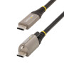 StarTech.com Câble USB C 10Gbps 50cm à Verouillage par Vis Supérieure - Câble USB 3.2 Gen 2 Type-C - 100W/5A Power Delivery, DP