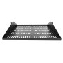 StarTech.com Étagère Rack 19 pouces 2U - Plateau Rackable Universel Ventilé - Étagère Baie de Brassage - Étagère Cantilever
