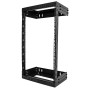 StarTech.com Rack Réseau Mural 18U à 2 Montants, Rack Serveur 19" à Cadre Ouvert avec Profondeur Ajustable, Rack de Données