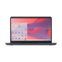Lenovo 14e Chromebook Gen 3 Intel® N N200 14" Full HD 8 GB LPDDR5-SDRAM 128 GB eMMC Wi-Fi 6E (802.11ax) ChromeOS French Gray