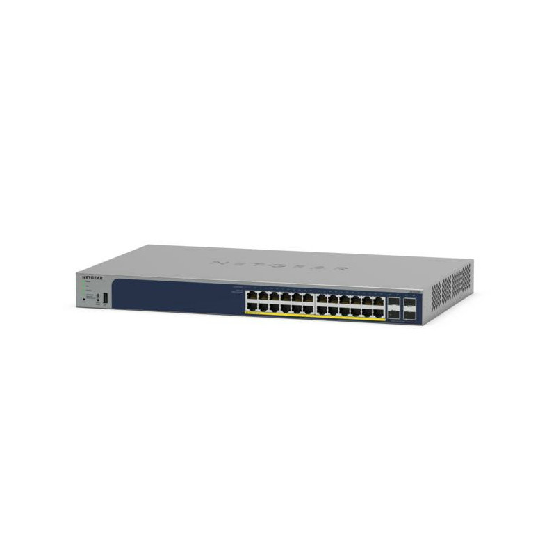 NETGEAR GS728TPP Géré L2/L3/L4 Gigabit Ethernet (10/100/1000) Connexion Ethernet, supportant l'alimentation via ce port (PoE)