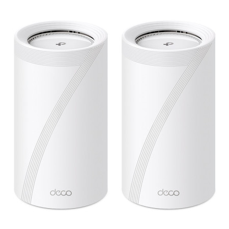 TP-Link Deco BE85 (2-Pack) Tri-bande (2,4 GHz / 5 GHz / 6 GHz) Wi-Fi 7 (802.11be) Blanc 4 Interne