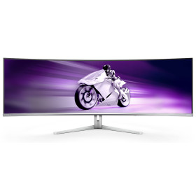 Philips Evnia 8000 49M2C8900/00 écran plat de PC 124,2 cm (48.9") 5120 x 1440 pixels Dual QHD QD-OLED Blanc