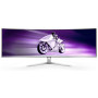 Philips Evnia 8000 49M2C8900/00 computer monitor 48.9" 5120 x 1440 pixels Dual QHD QD-OLED White