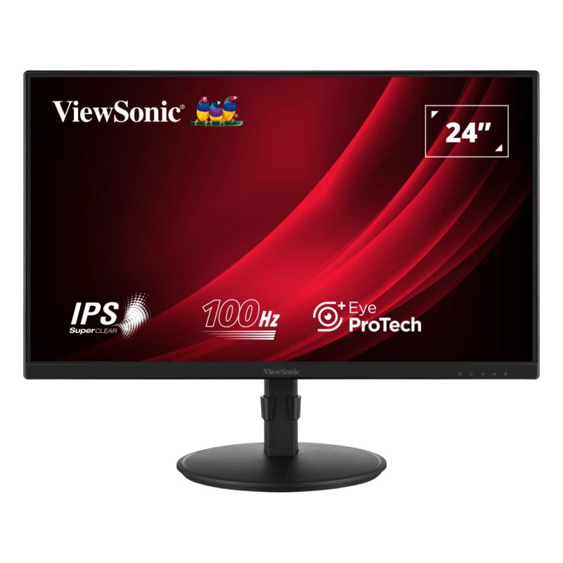 Viewsonic VA VA2408-HDJ écran plat de PC 61 cm (24") 1920 x 1080 pixels Full HD LED Noir