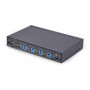 StarTech.com Switch KM à 4 Ports avec Commutation de la Souris, Commutateur USB pour Clavier/Souris, Audio 3.5mm/ USB,