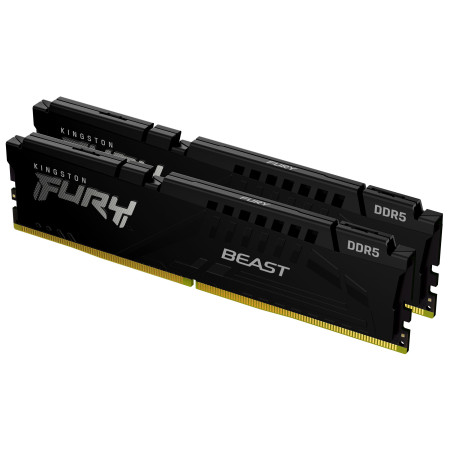 Kingston Technology FURY Beast 16 Go 6000 MT/s DDR5 CL30 DIMM (Kits de 2) Black XMP