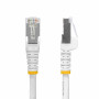 StarTech.com Câble Ethernet CAT8 Blanc de 2m, RJ45 Snagless, 25G/40G, 2000MHz, 100W PoE++, S/FTP, Fil de Cuivre Pur 26AWG,
