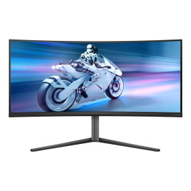 Philips Evnia 34M2C6500 00 écran plat de PC 86,4 cm (34") 3440 x 1440 pixels Wide Quad HD QD-OLED Gris