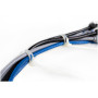 StarTech.com Colliers de Serrage Réutilisables 15 cm Blancs - Largeur 7 mm - Diam. faisceau 35 mm - Résistance traction 22 kg -