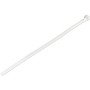 StarTech.com Colliers de Serrage Réutilisables 25 cm Blancs - Largeur 7 mm - Diam. faisceau 65 mm - Résistance traction 22 kg -