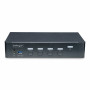 StarTech.com Switch KVM DisplayPort 4 Ports, Moniteur Unique 4K 60Hz, 6 Ports USB, Commutation par Touche de Raccourci et