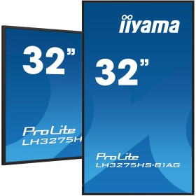 iiyama LH3275HS-B1AG Écran d'affichage dynamique Écran plat de signalisation numérique 81,3 cm (32") LCD Wifi 500 cd/m² Full HD