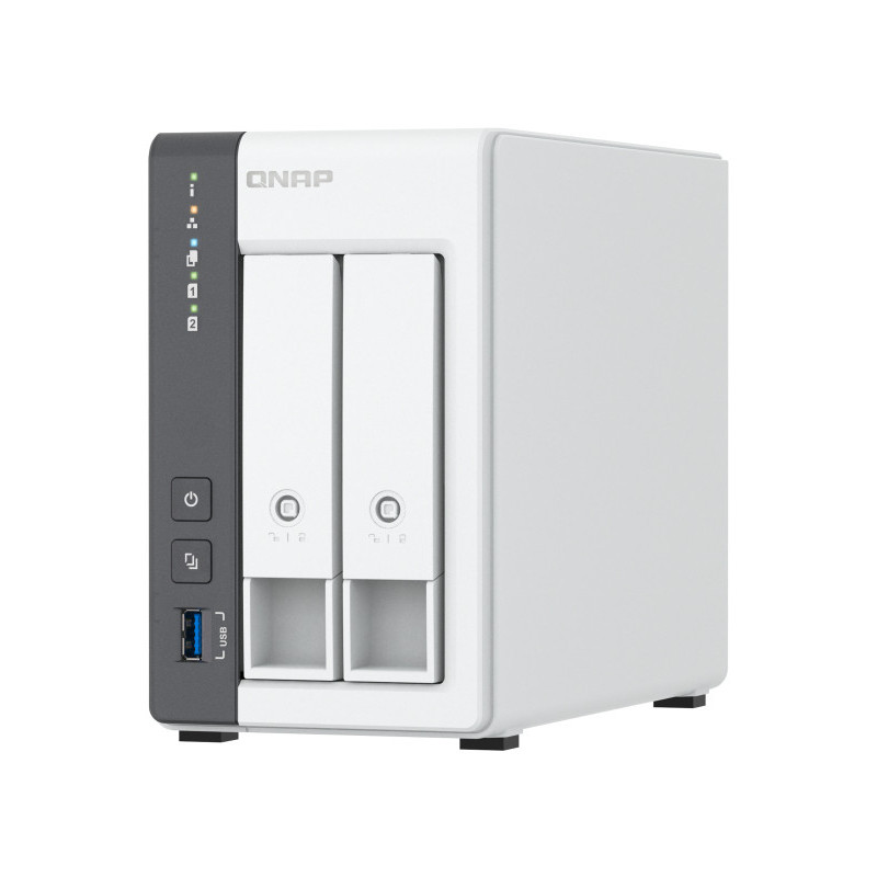 QNAP TS-216G serveur de stockage NAS Tower Cortex-A Cortex-A55 4 Go HDD Blanc