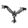 Neomounts DS65S-950BL2 Support d'écran à fixer 24-34" - ressort à gaz - Topfix - multiréglable - arrêt 180°