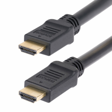 StarTech.com Câble HDMI 2.0 de 10 m, CMP, Classé Plenum, Câble HDMI Haut Débit, 4K 60Hz, HDR10/HDCP 2.2/ARC, Cordon HDMI Mural