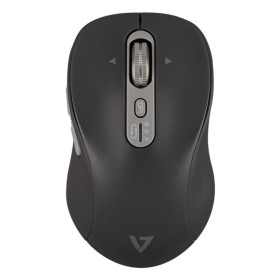 V7 Souris à défilement latéral, Bluetooth bimode MW600BT 2,4 GHz rapide - Rechargeable par USB-C - Connectivité sans fil - 2