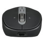 V7 Souris à défilement latéral, Bluetooth bimode MW600BT 2,4 GHz rapide - Rechargeable par USB-C - Connectivité sans fil - 2