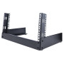 StarTech.com Rack 4U 19" à Cadre Ouvert - Rack Réseau Autoportant à 2 Montants pour Panneaux de Brassage/Données/Matériel