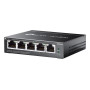 TP-Link Omada ES205G Géré Gigabit Ethernet (10/100/1000) Connexion Ethernet, supportant l'alimentation via ce port (PoE) Noir