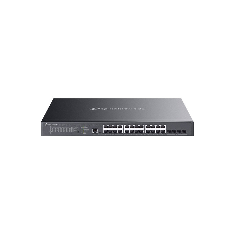 TP-Link Omada SG3428XMPP network switch Managed L2+ Gigabit Ethernet (10/100/1000) Power over Ethernet (PoE) 1U Black