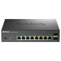 D-Link DMS-1250-10SPL Géré 2.5G Ethernet (100/1000/2500) Connexion Ethernet, supportant l'alimentation via ce port (PoE) Noir