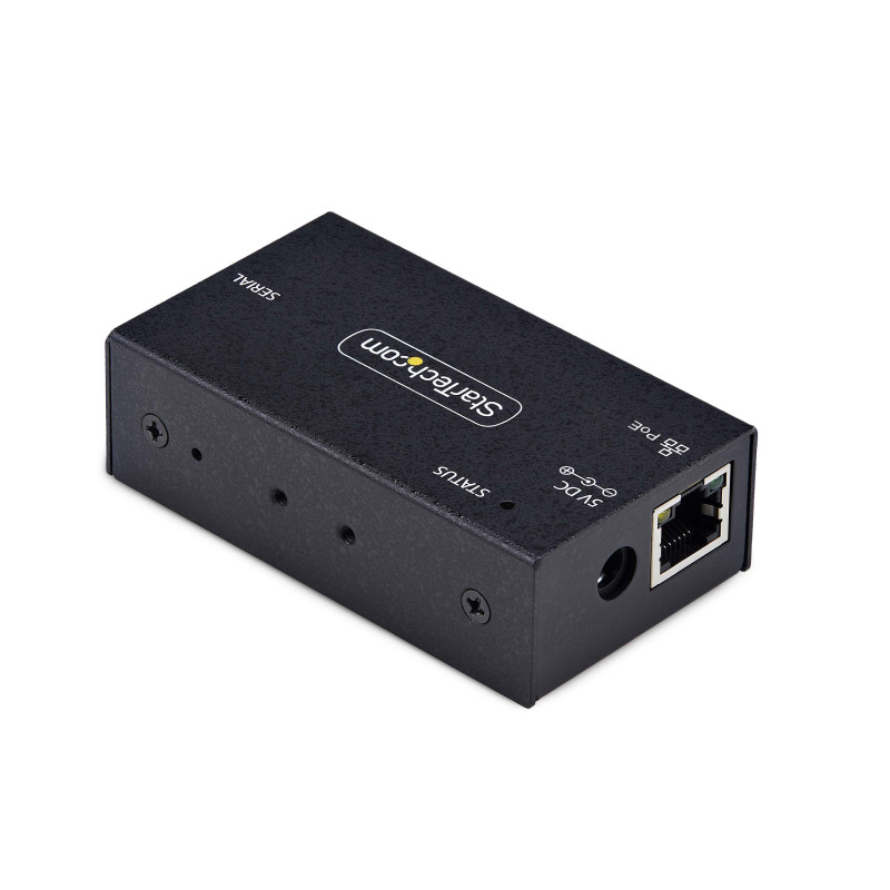 StarTech.com Adaptateur Série vers Ethernet à 1 Port, Serveur de Périphérique Série IP 802.3af PoE pour Périphériques RS232