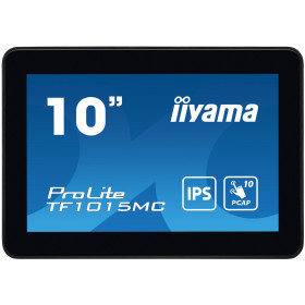 iiyama TF1015MC-B3 Écran d'affichage dynamique Écran plat interactif 25,6 cm (10.1") LED 500 cd/m² HD Noir Écran tactile