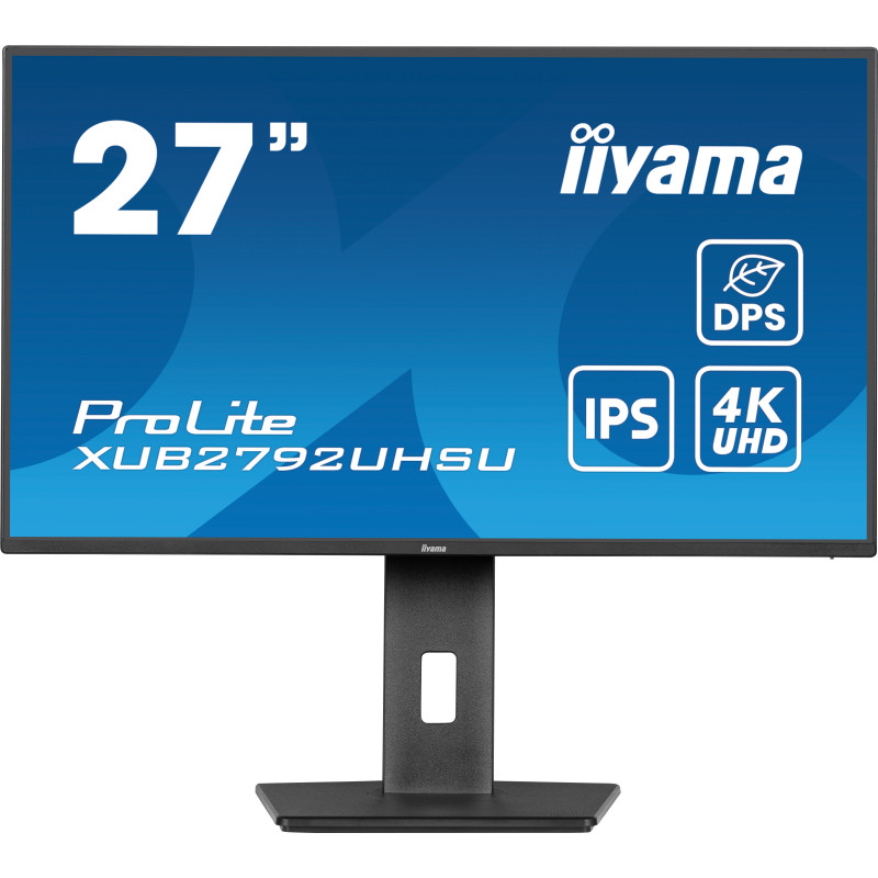 iiyama ProLite XUB2792UHSU-B6 computer monitor 27" 3840 x 2160 pixels 4K Ultra HD LED Black