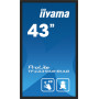 iiyama TF4339AS-B1AG signage display Digital signage flat panel 42.5" LED 500 cd/m² 4K Ultra HD Black Touchscreen Built-in