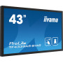 iiyama TF4339AS-B1AG signage display Digital signage flat panel 42.5" LED 500 cd/m² 4K Ultra HD Black Touchscreen Built-in