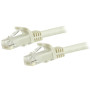 StarTech.com N6PATC150CMWH networking cable White 59.1" (1.5 m) Cat6 U/UTP (UTP)
