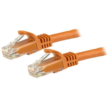 StarTech.com N6PATC150CMOR networking cable Orange 59.1" (1.5 m) Cat6 U/UTP (UTP)