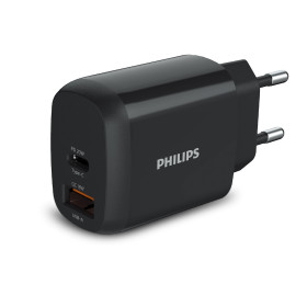 Philips DLP4326CB/12 mobile device charger Universal Black AC Fast charging Indoor