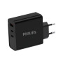 Philips DLP2683B/12 mobile device charger Universal Black AC Fast charging Auto