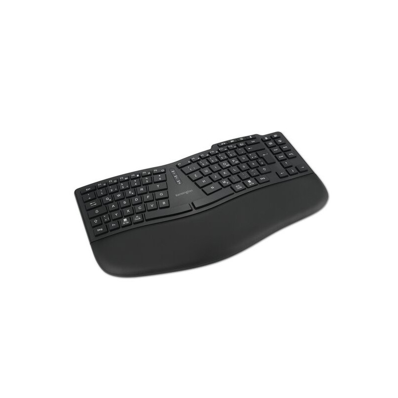 Kensington Pro Fit Ergo KB675 EQ TKL clavier maison/bureau USB + RF Wireless + Bluetooth AZERTY Français Noir