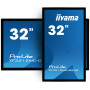 iiyama ProLite TF3215MC-B2AG écran plat de PC 80 cm (31.5") 1920 x 1080 pixels Full HD LED Écran tactile Kiosque Noir