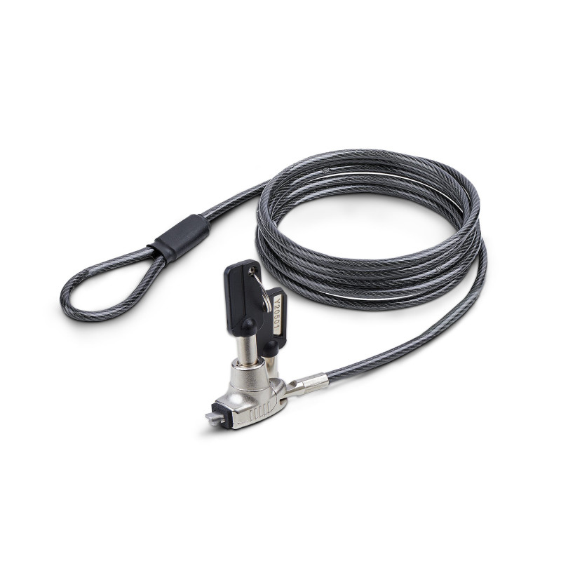 StarTech.com Antivol pour Ordinateur Portable Compatible Slot Noble Wedge ®, Câble de Verrouillage de 1,5m, Sécurité Antivol